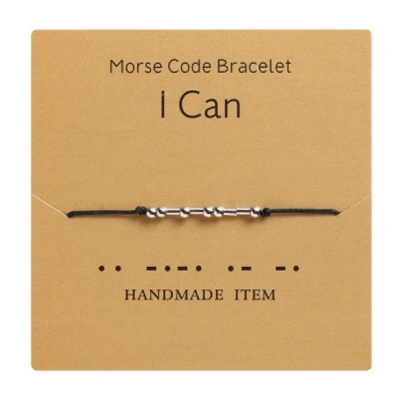 🎁🎁2/$18 Free with a min $50. 2/$20 Morse code bracelet - Picture 7 of 13